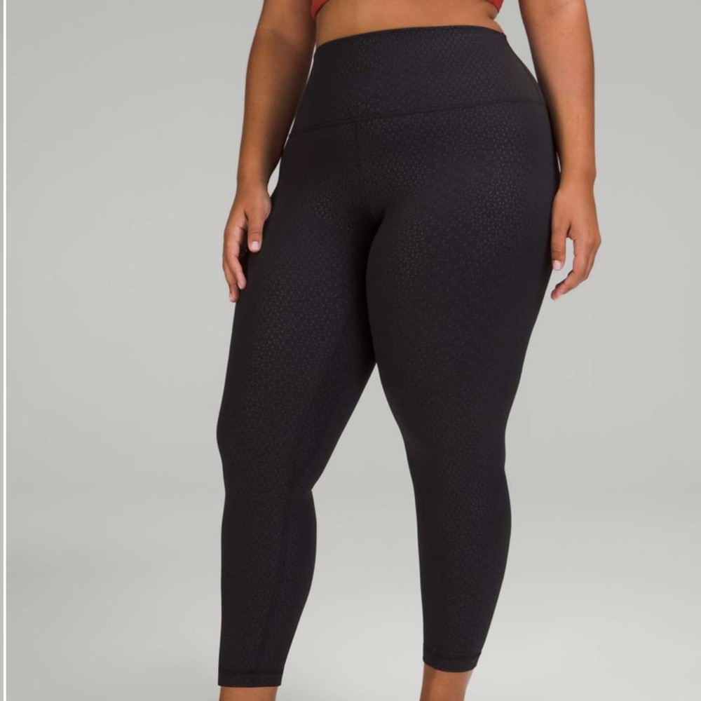 Lululemon Align High-Rise Pant 25" - Gradiate Geo Emboss Black